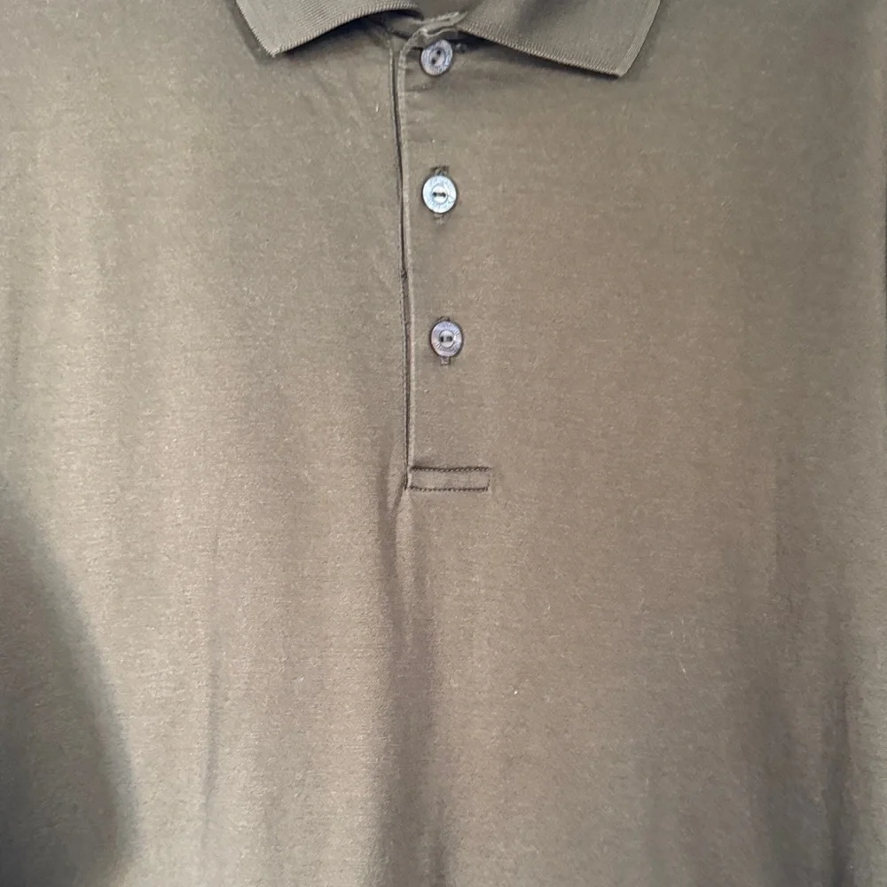 Bugatchi Men's Brown Polo Shirt
